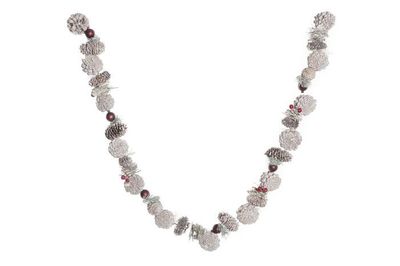 GUIRNALDA PIÑAS BLANCA