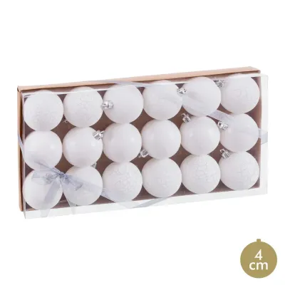 SET DE 18 BOLAS BLANCAS