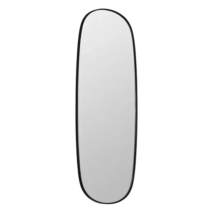 ESPEJO METAL OVALADO NEGRO
