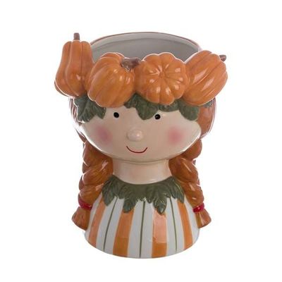 JARRON/MACETERO CABEZA NIÑA