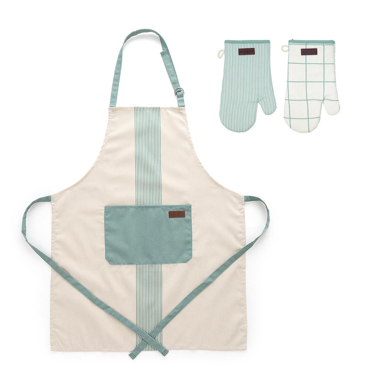 SET3 PCS DELANTAL Y 2 MANOPLAS