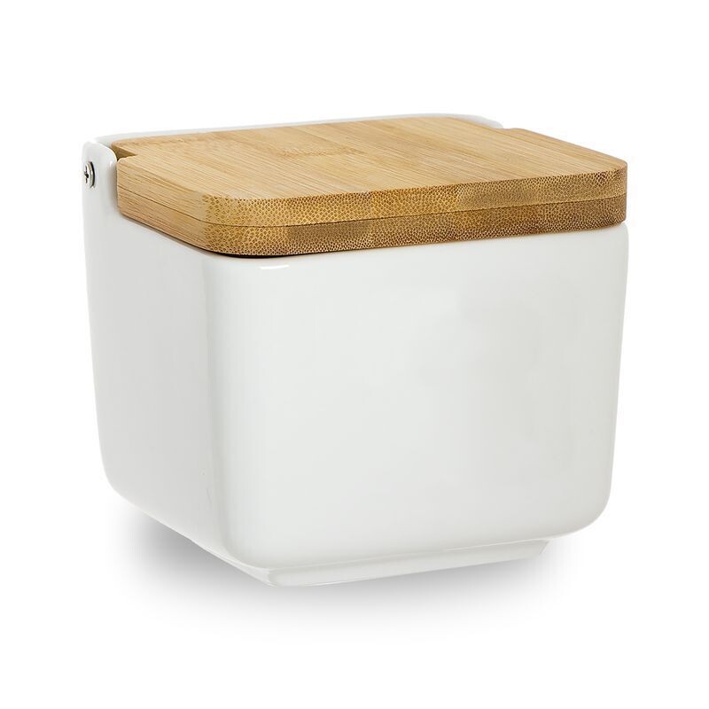 SALERO TAPA BAMBOO BLANCO