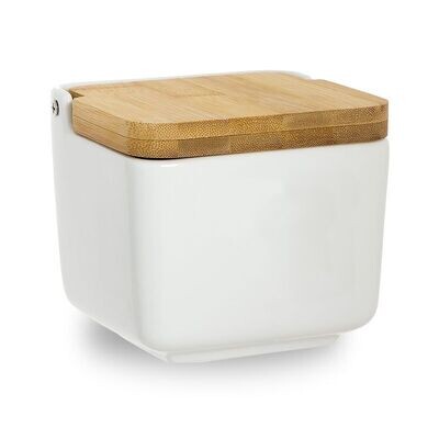 SALERO TAPA BAMBOO BLANCO