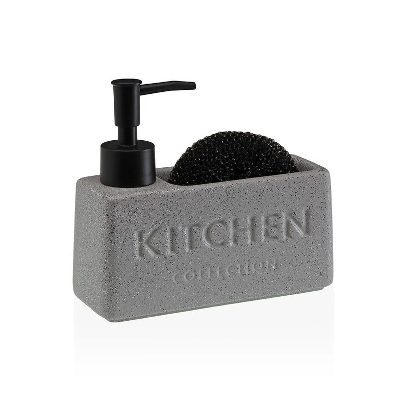 DISPENSADOR ESTROPAJERO "KITCHEN" GRIS