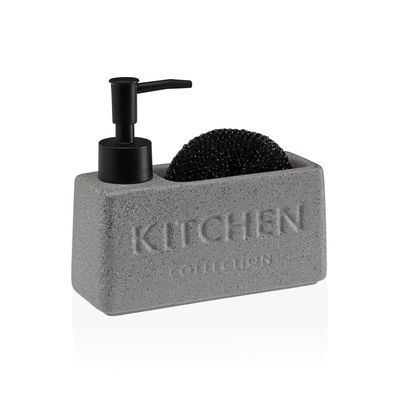 DISPENSADOR ESTROPAJERO "KITCHEN" GRIS