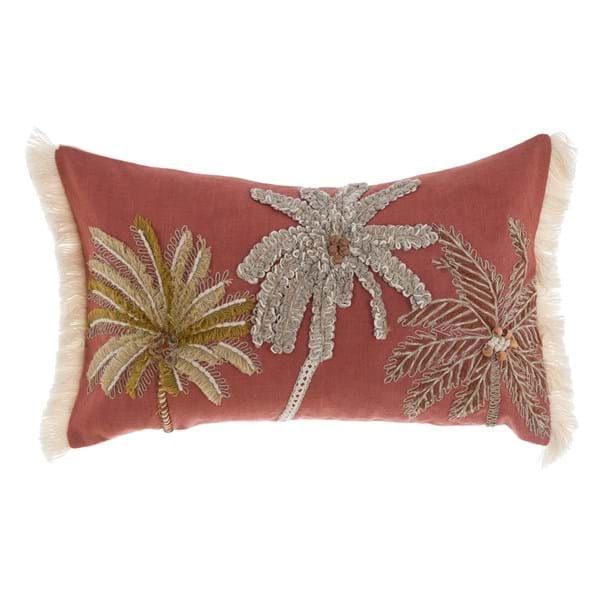 COJIN PALMERAS BORDADO