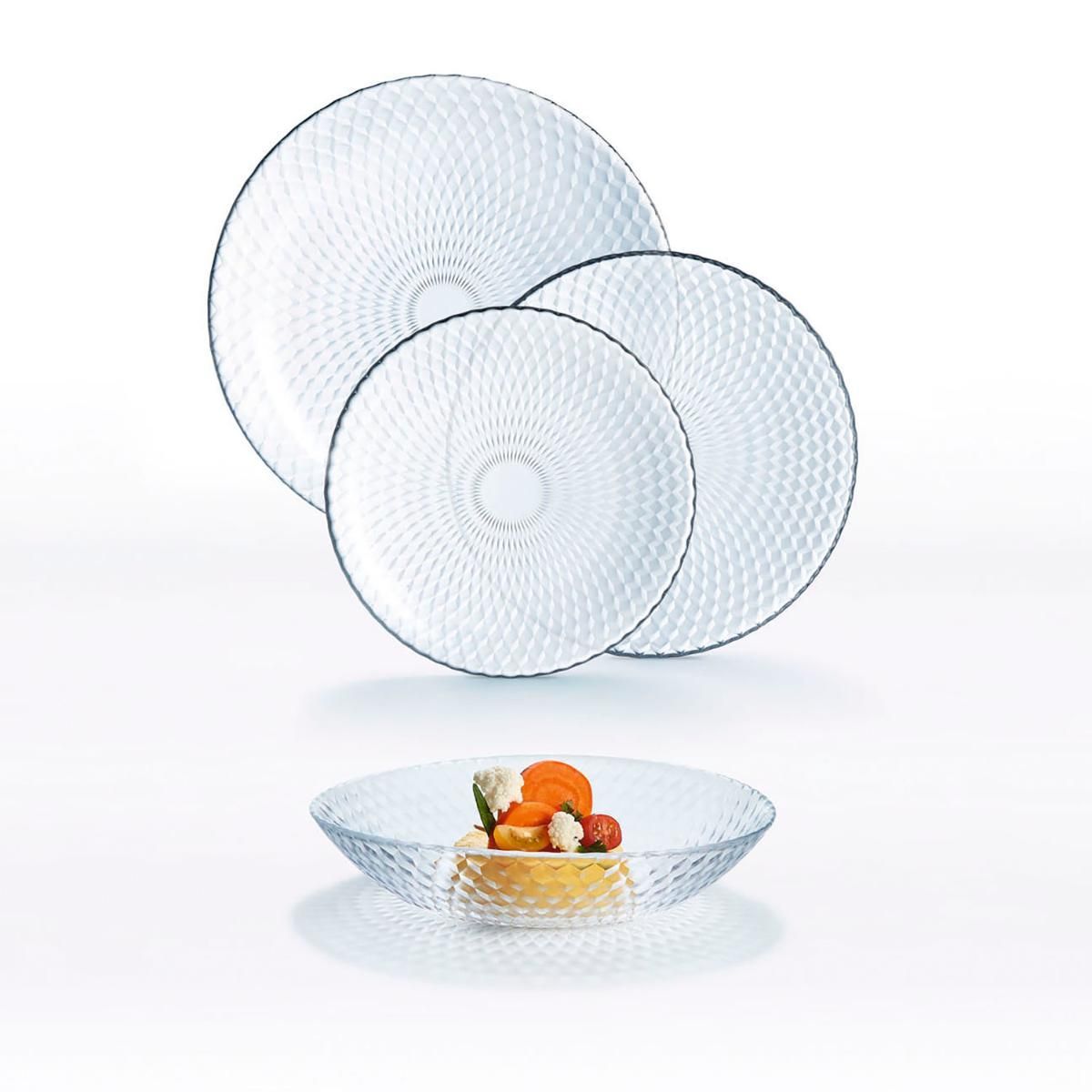 VAJILLA 18 PCS PAMPILLE CLEAR VAJILLA 18 PCS PAMPILLE CLEAR