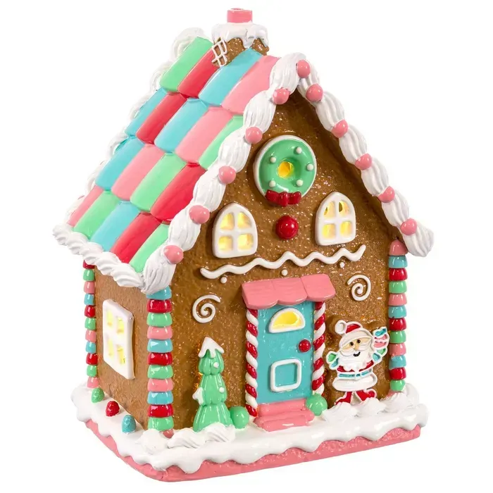 CASA CON LUZ RESINA CANDY