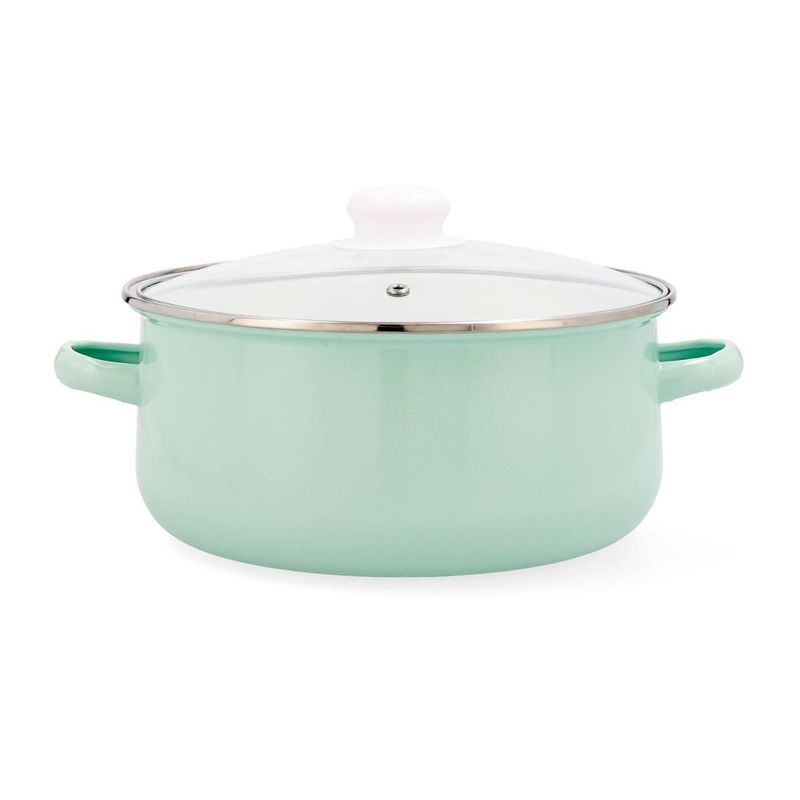 CACEROLA ACERO ESMALTADO 24CM