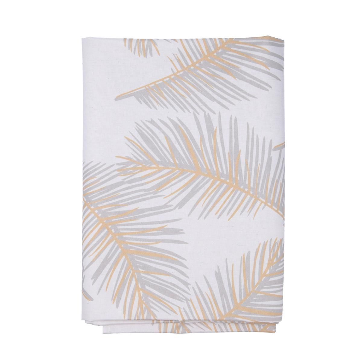 MANTEL ANTIMANCHAS HOJAS ALMA 140X200