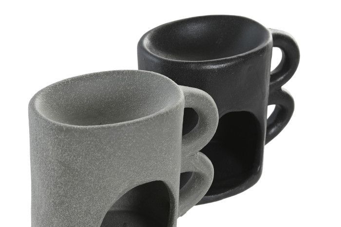 QUEMADOR CERAMICA ORGANICO ASAS GRIS