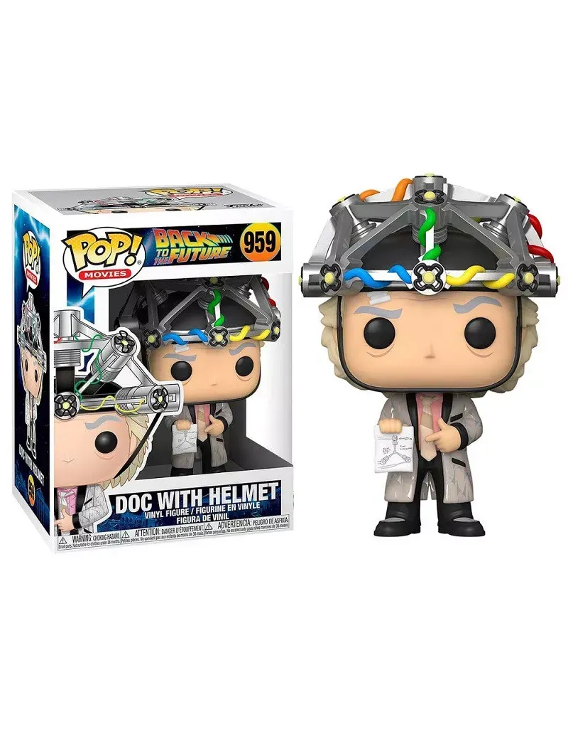 FIGURA POP BACK TO THE FUTURE DOC WITH HELMET