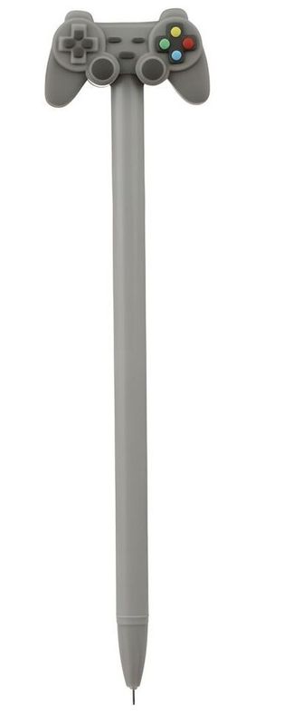 BOLIGRAFO TOPPER GAME OVER GRIS