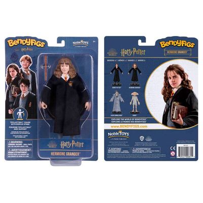 FIGURA MALEABLE BENDYFIGS HERMIONE CON VARITA HARRY POTTER  19CM