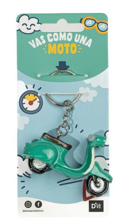 LLAVERO MOTO SCOOTER VERDE