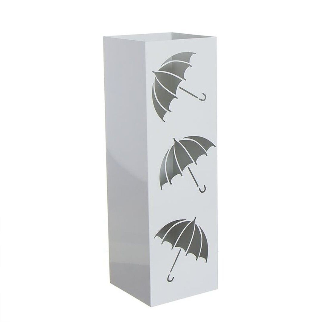 PARAGÜERO METAL PARAGUAS BLANCO