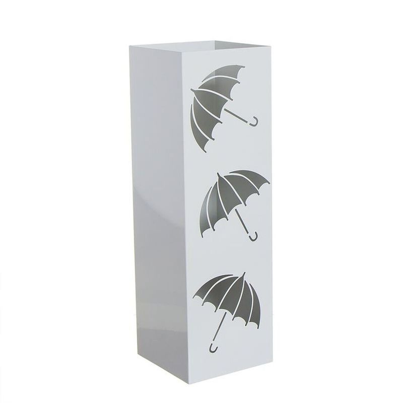 PARAGÜERO METAL PARAGUAS BLANCO