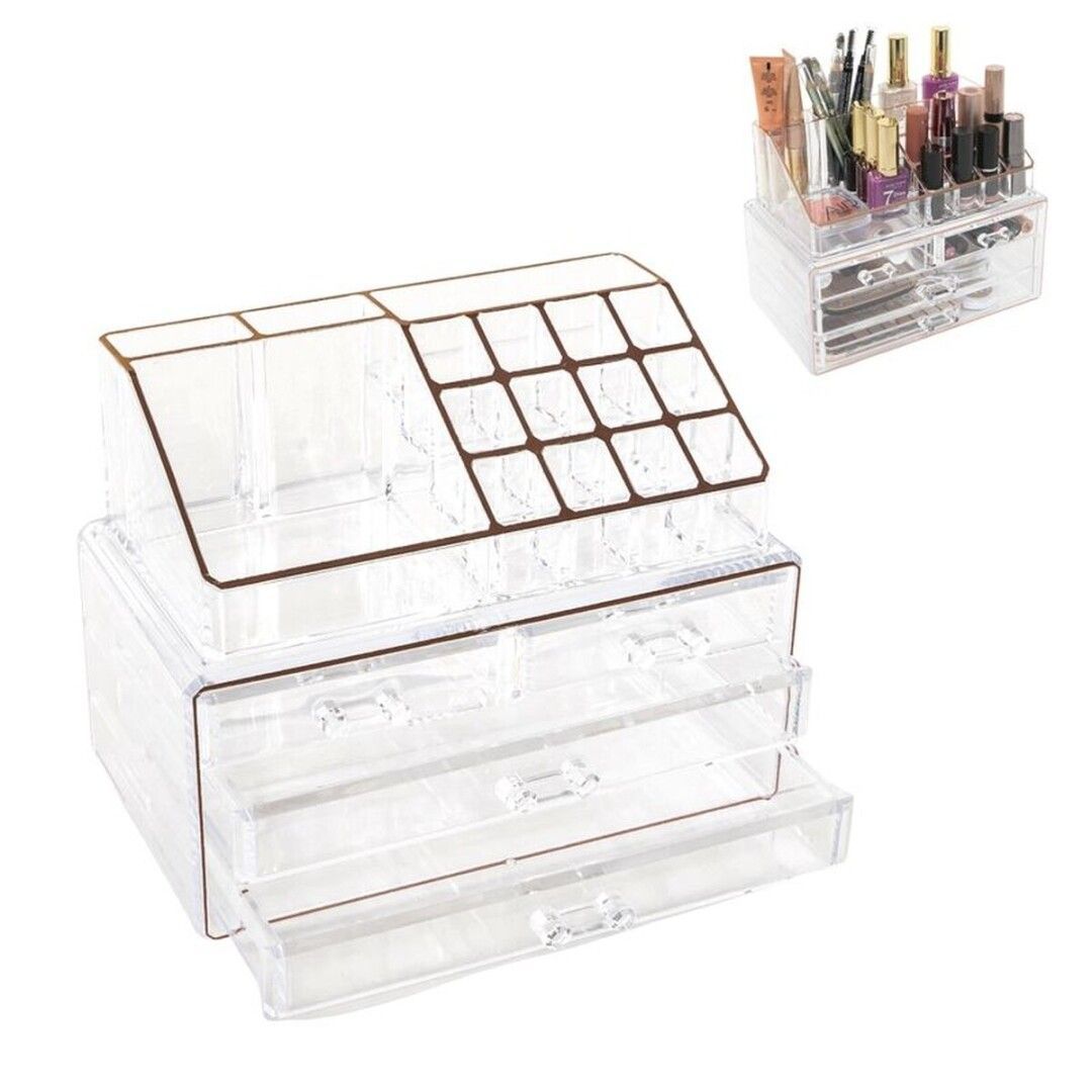 ORGANIZADOR COSMETICOS  CON 4 CAJONES