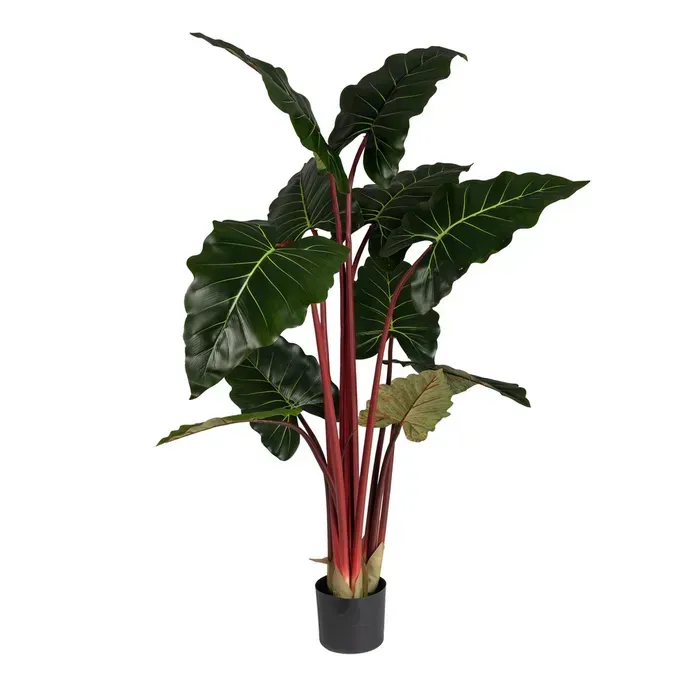 PLANTA COLOCASIA VERDE ARTIFICIAL