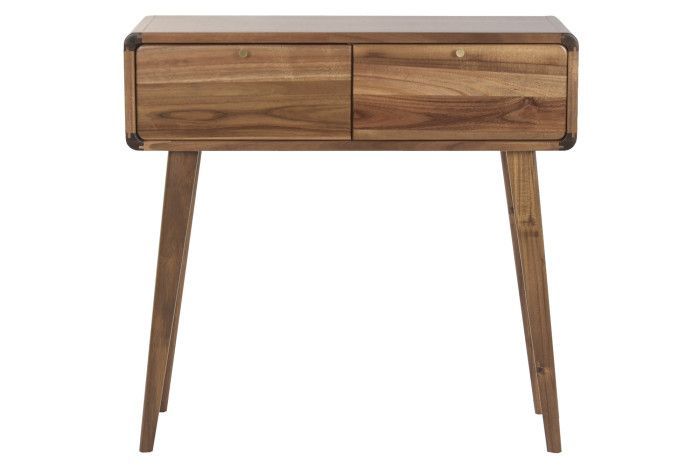 CONSOLA ACACIA METAL