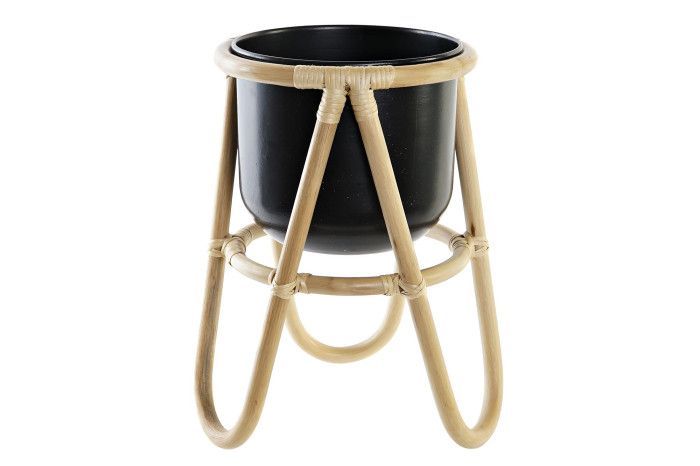 MACETERO NEGRO Y NATURAL