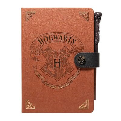 CUADERNO A5 PREMIUM + BOLIGRAFO VARITA HOGWARTS HARRY POTTER