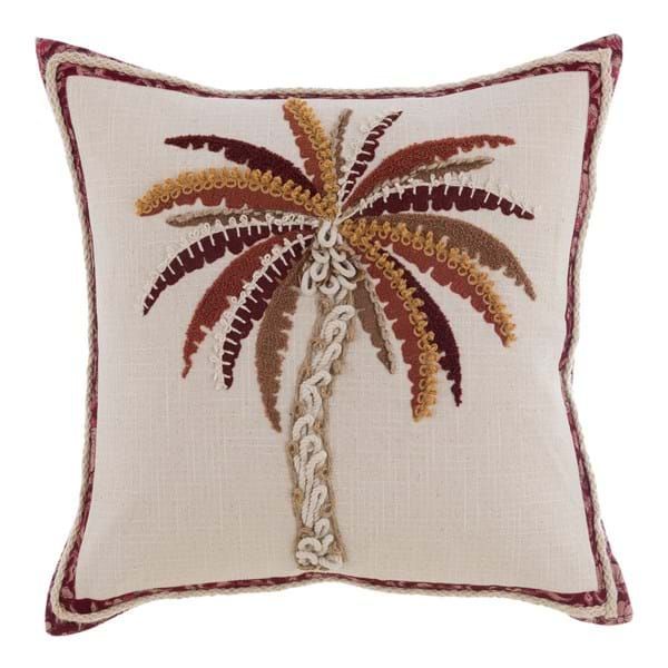 COJIN PALMERA BORDADA