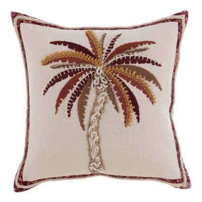 COJIN PALMERA BORDADA