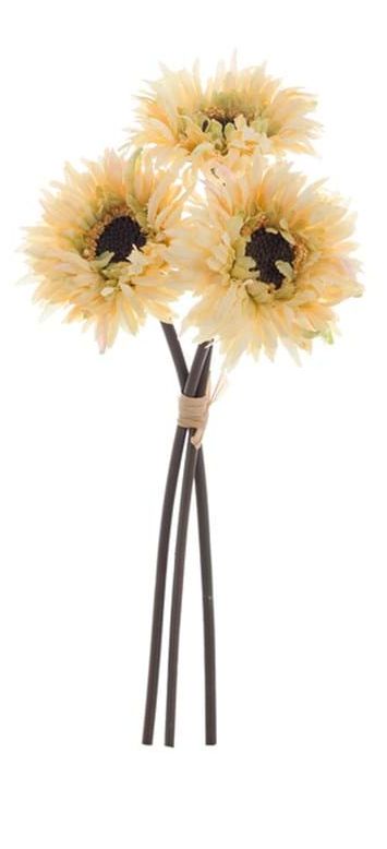 RAMILLETE FLORES VINTAGE AMARILLA