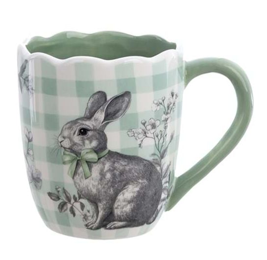 TAZA CONEJO VERDE