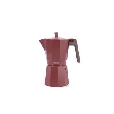 CAFETERA CRETA ALUMINIO FUNDIDO TERRACOTA 3 TAZAS