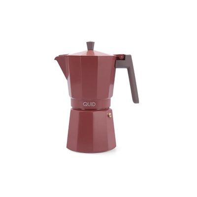 CAFETERA CRETA  ALUMINIO FUNDIDO TERRACOTA 6 TAZAS