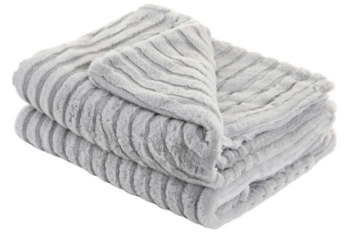 MANTA GRIS CLARO 130X170