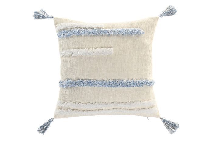COJIN BLANCO Y AZUL