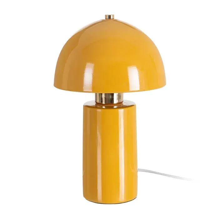 LAMPARA DE MESA MOSTAZA