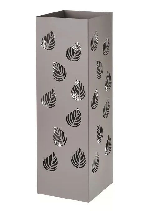PARAGÜERO METAL GRIS HOJAS