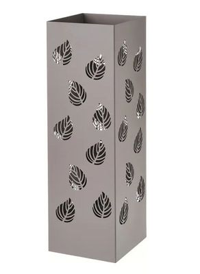 PARAGÜERO METAL GRIS HOJAS