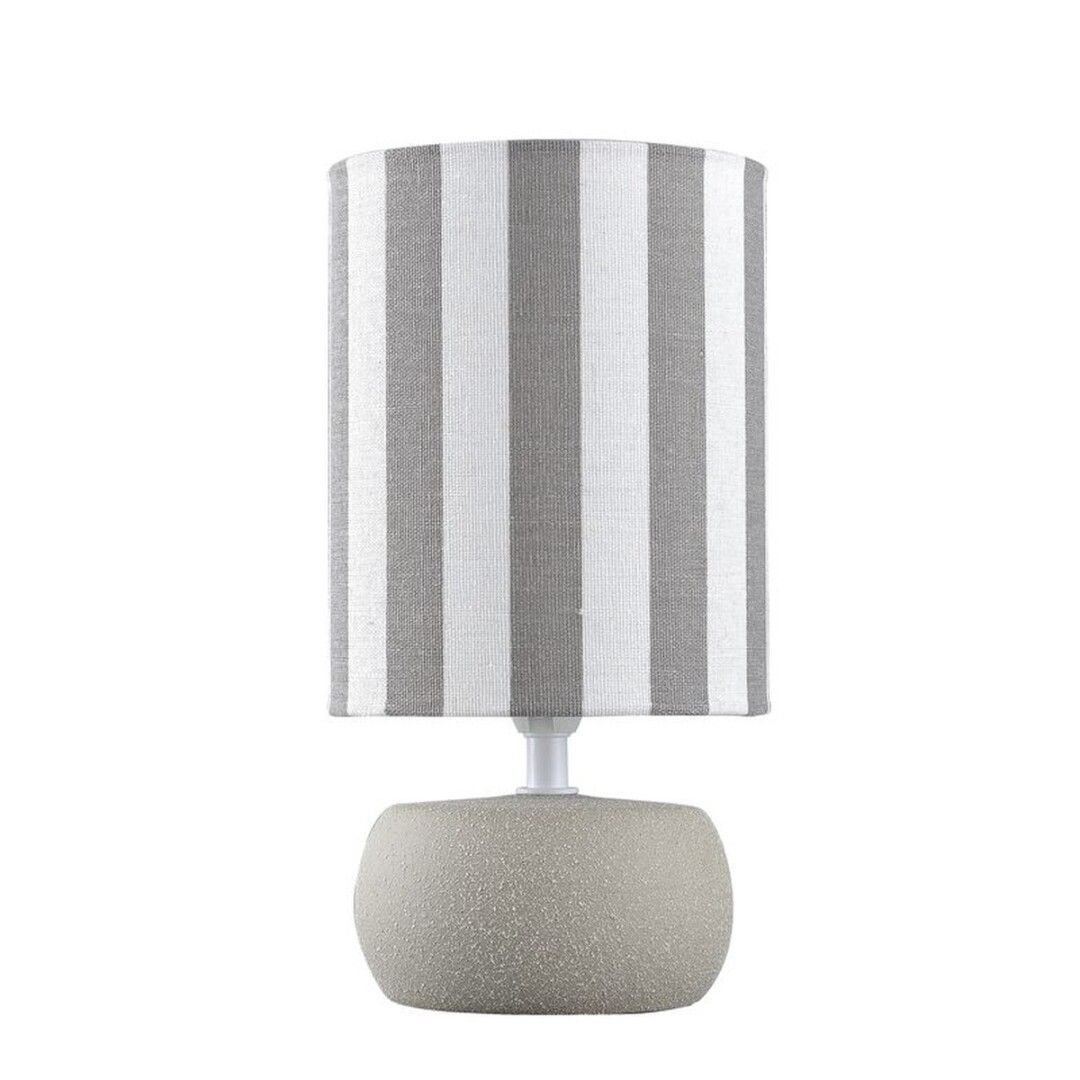 LAMPARA RAYAS GRIS