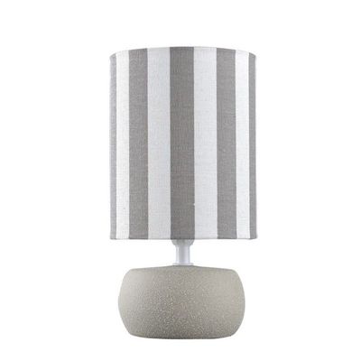 LAMPARA RAYAS GRIS