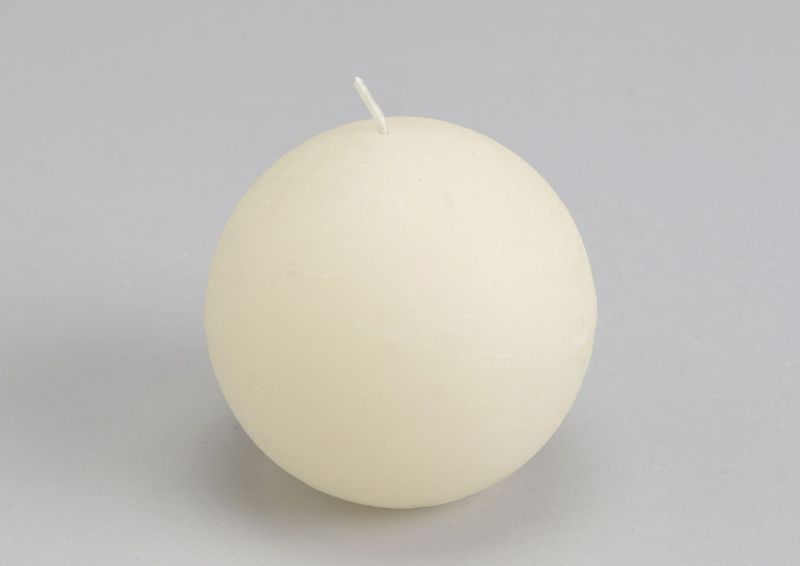 VELA ESFERA CREMA