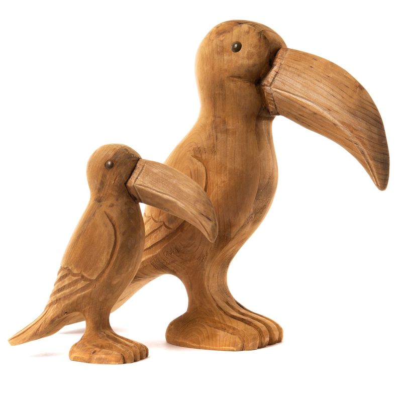 SET 2 TUCANES MADERA