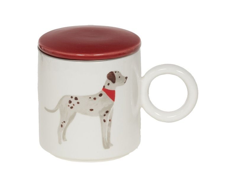 TAZA FILTRO PERRO TAPA ROJO