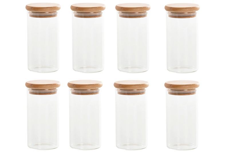 ESPECIERO SET 8 CRISTAL BAMBU