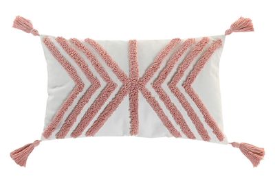 COJIN BLANCO Y ROSA LINEAS