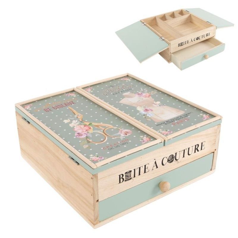 COSTURERO VERDE CON CAJON