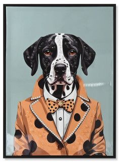 CUADRO PERRO DALMATA