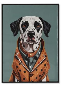 CUADRO PERRO DALMATA