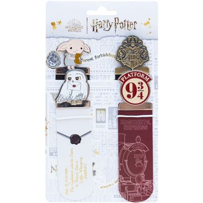 BLISTER 4 MARCAPAGINAS HARRY POTTER