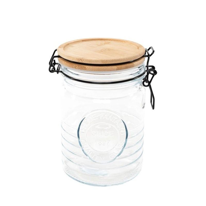 BOTE 0,75L TAPA MADERA