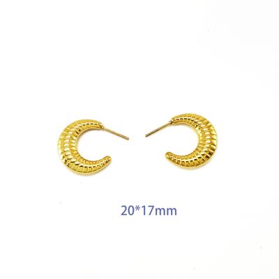 PENDIENTES SEMIARO DORADOS